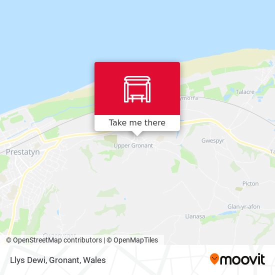 Llys Dewi, Gronant map