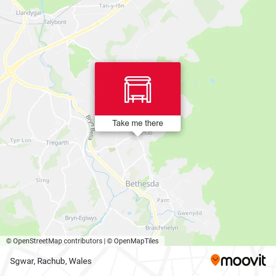 Sgwar, Rachub map