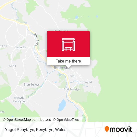 Ysgol Penybryn, Penybryn map