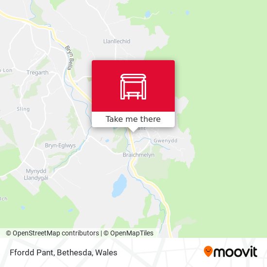 Ffordd Pant, Bethesda map