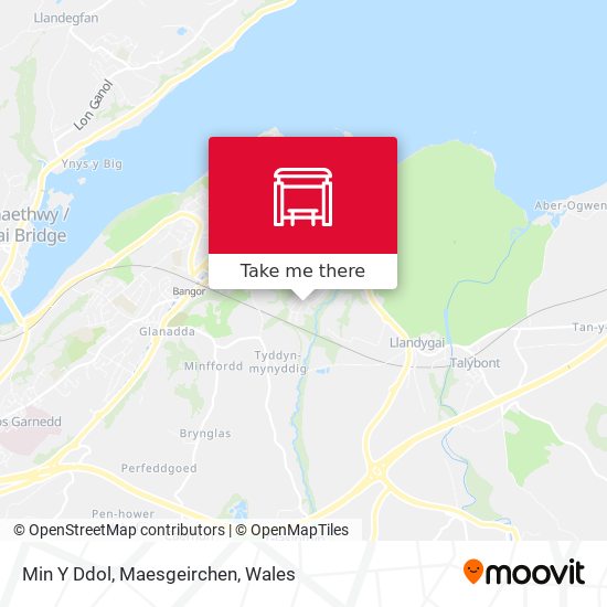 Min Y Ddol, Maesgeirchen map