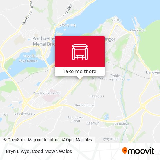 Bryn Llwyd, Coed Mawr map