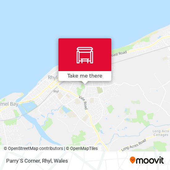Parry`S Corner, Rhyl map