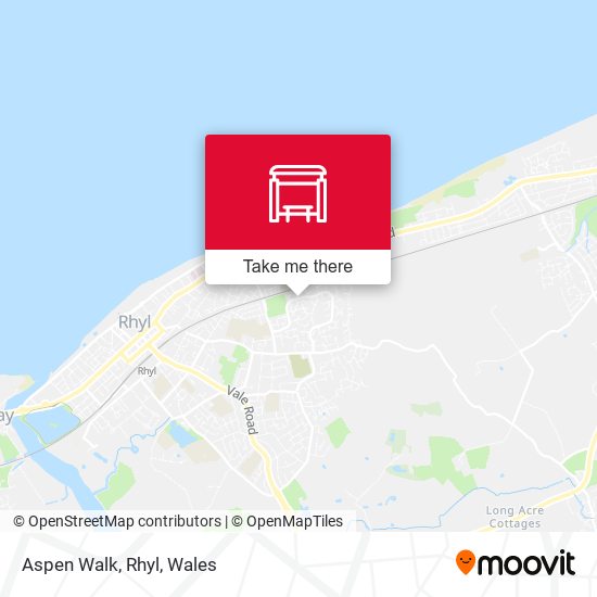 Aspen Walk, Rhyl map