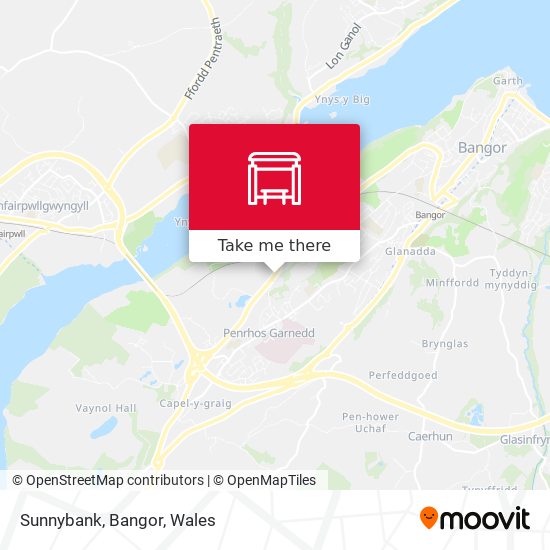 Sunnybank, Bangor map