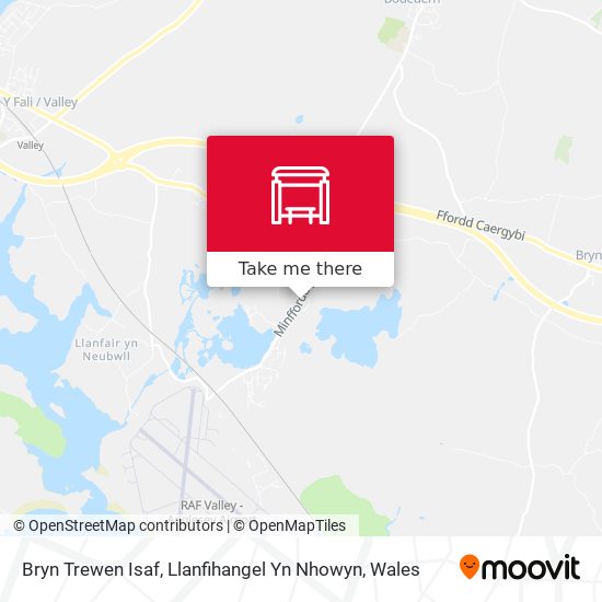 Bryn Trewen Isaf, Llanfihangel Yn Nhowyn map