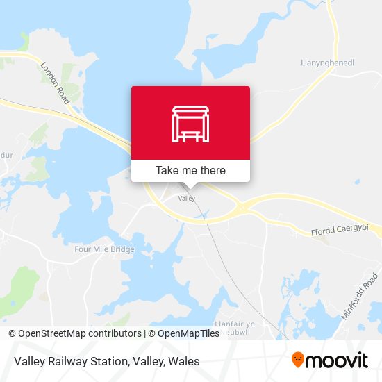 Valley Railway Station, Valley map