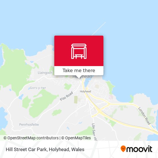 Hill Street Car Park, Holyhead map