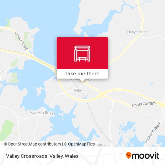 Valley Crossroads, Valley map