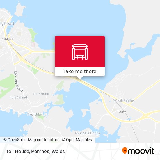 Toll House, Penrhos map