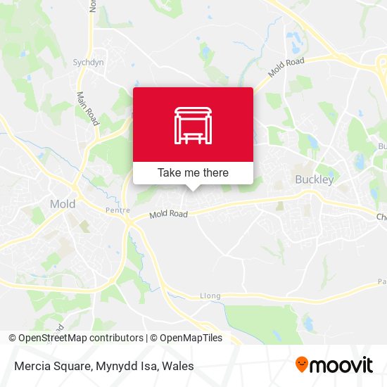 Mercia Square, Mynydd Isa map