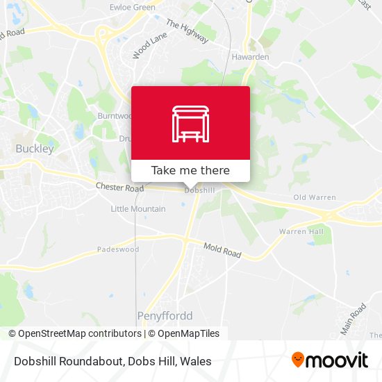 Dobshill Roundabout, Dobs Hill map