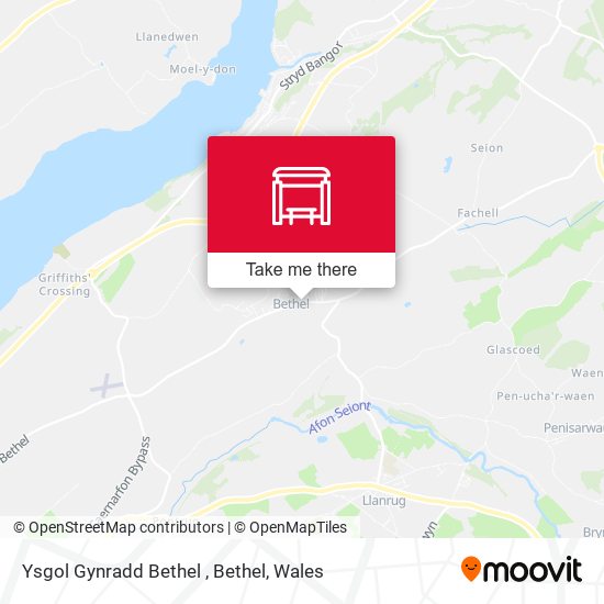 Ysgol Gynradd Bethel , Bethel map