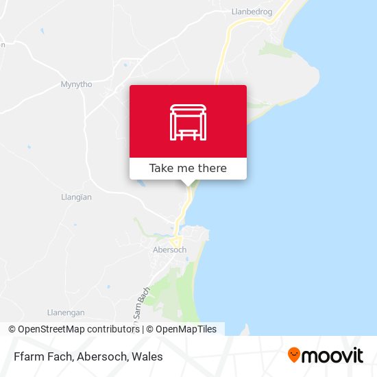 Ffarm Fach, Abersoch map