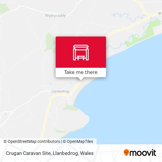 Crugan Caravan Site, Llanbedrog map