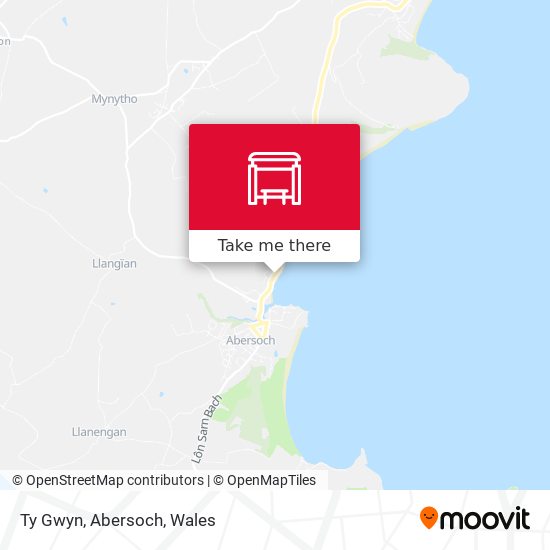 Ty Gwyn, Abersoch map