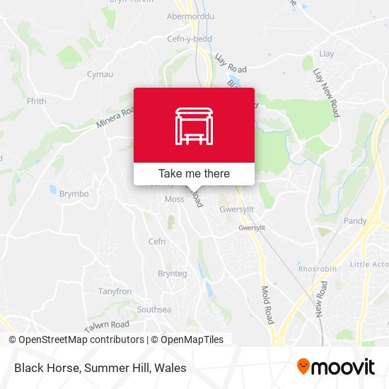 Black Horse, Summer Hill map