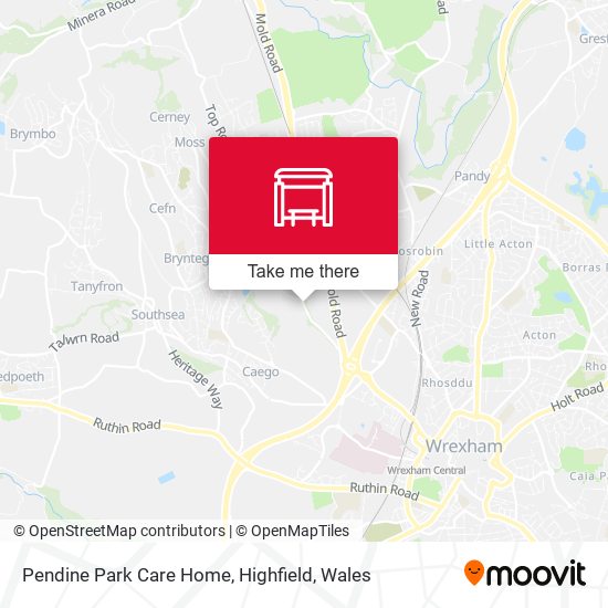 Pendine Park Care Home, Highfield map