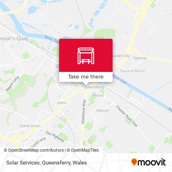 Solar Services, Queensferry map