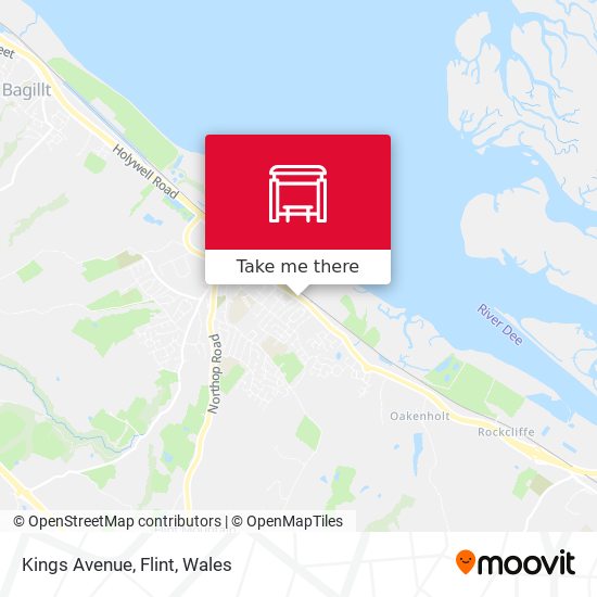 Kings Avenue, Flint map