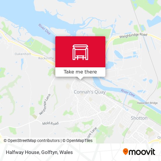 Halfway House, Golftyn map