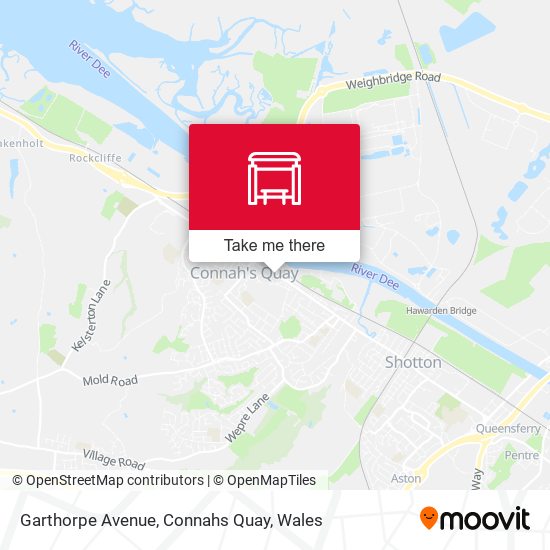 Garthorpe Avenue, Connahs Quay map