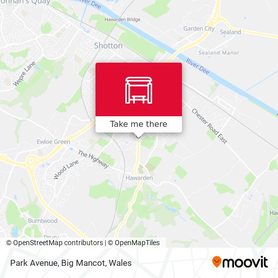 Park Avenue, Big Mancot map