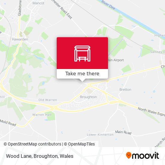 Wood Lane, Broughton map