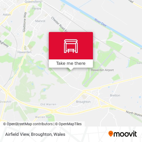 Airfield View, Broughton map