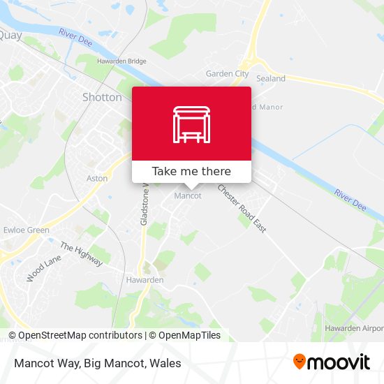 Mancot Way, Big Mancot map
