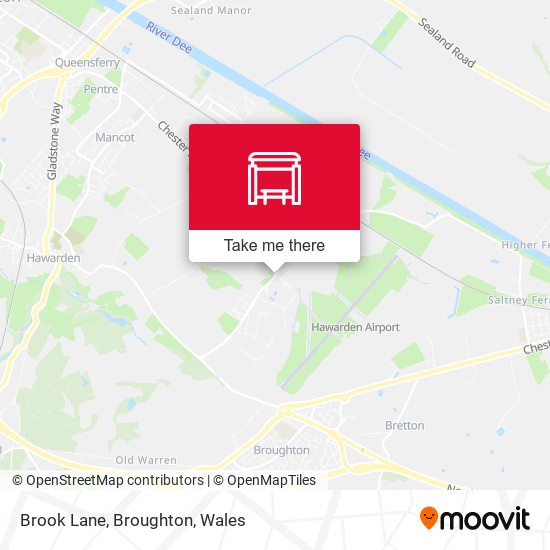 Brook Lane, Broughton map