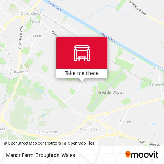 Manor Farm, Broughton map