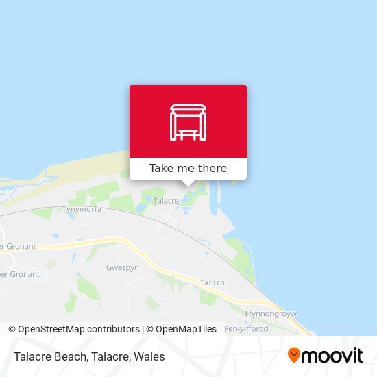 Talacre Beach, Talacre map