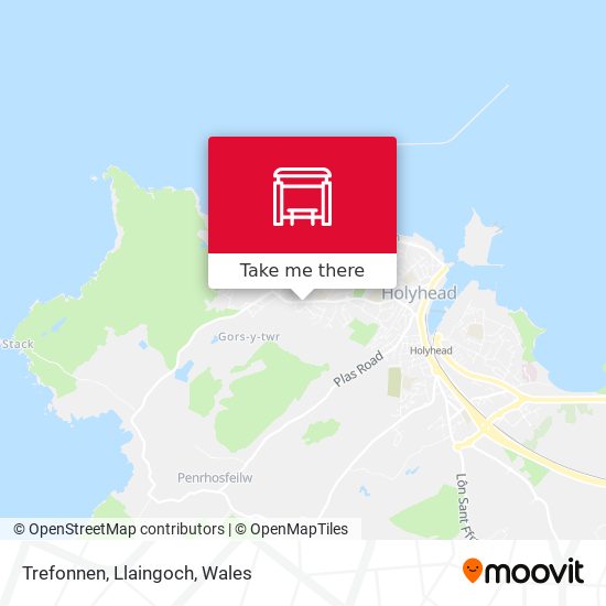 Trefonnen, Llaingoch map