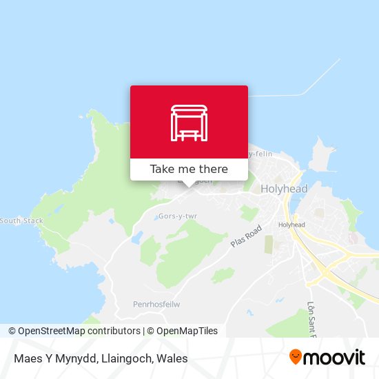 Maes Y Mynydd, Llaingoch map