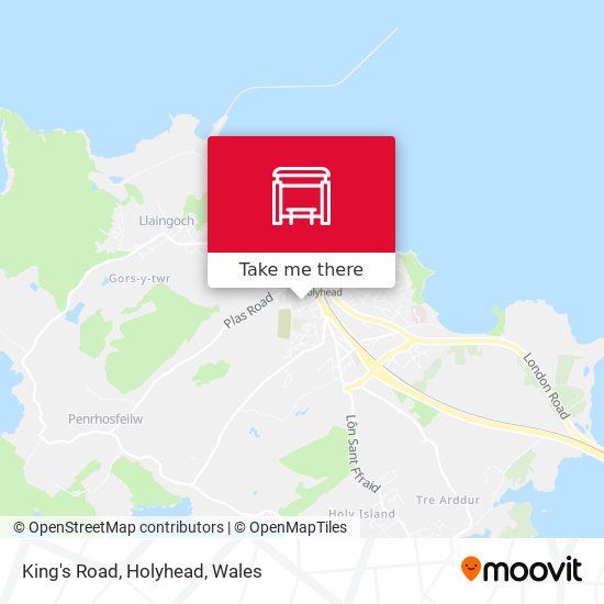 King's Road, Holyhead map