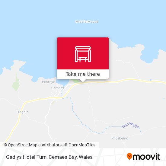 Gadlys Hotel Turn, Cemaes Bay map