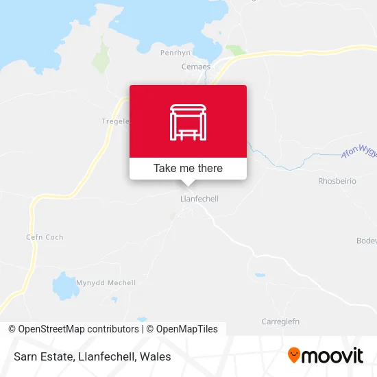 Sarn Estate, Llanfechell map