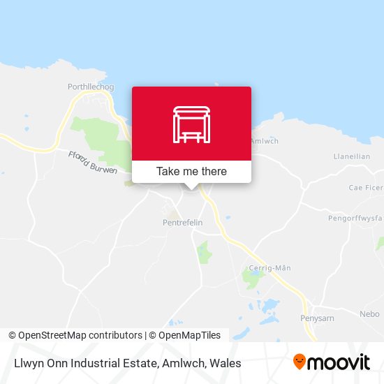 Llwyn Onn Industrial Estate, Amlwch map
