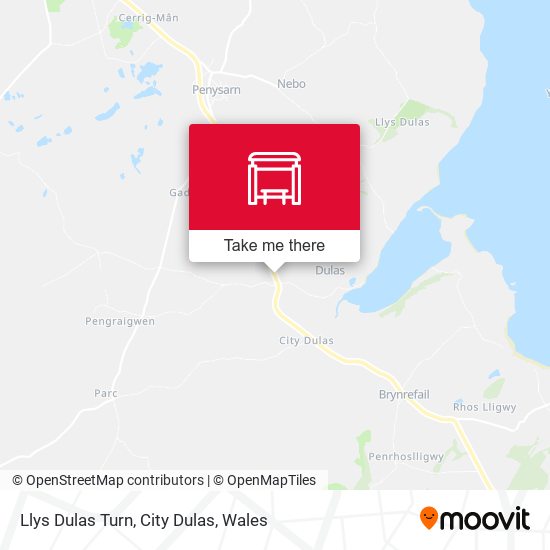 Llys Dulas Turn, City Dulas map