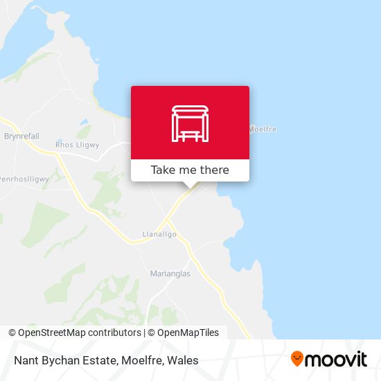 Nant Bychan Estate, Moelfre map