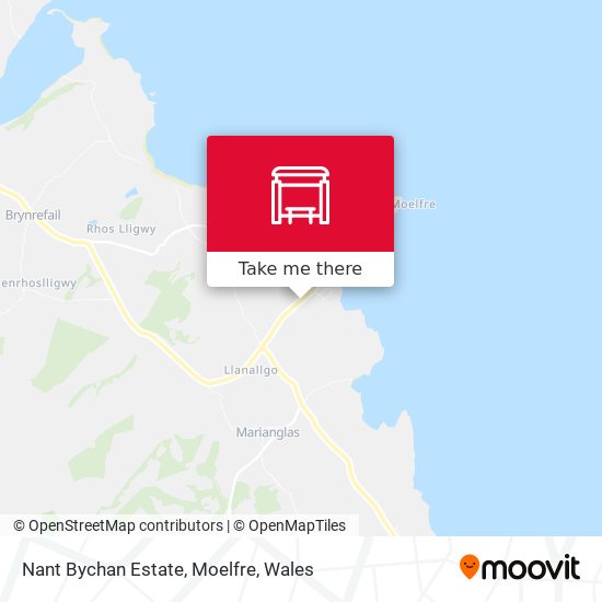 Nant Bychan Estate, Moelfre map