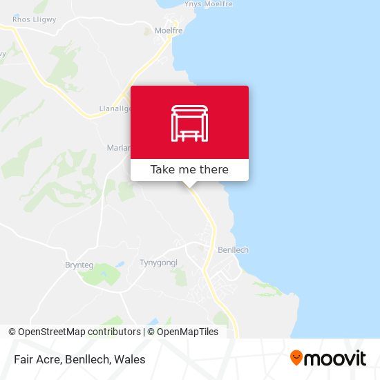 Fair Acre, Benllech map