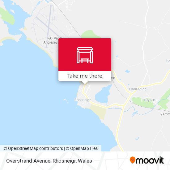 Overstrand Avenue, Rhosneigr map