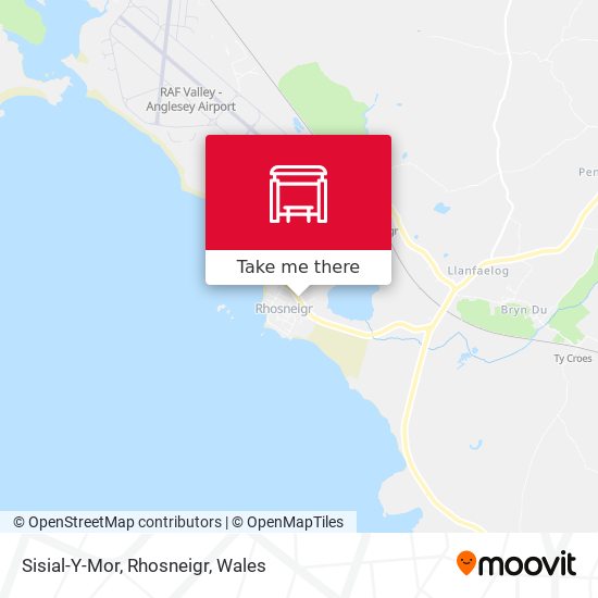 Sisial-Y-Mor, Rhosneigr map