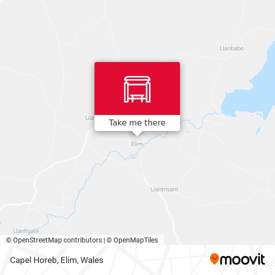 Capel Horeb, Elim map
