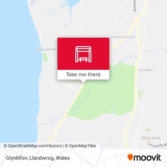Glynllifon, Llandwrog map