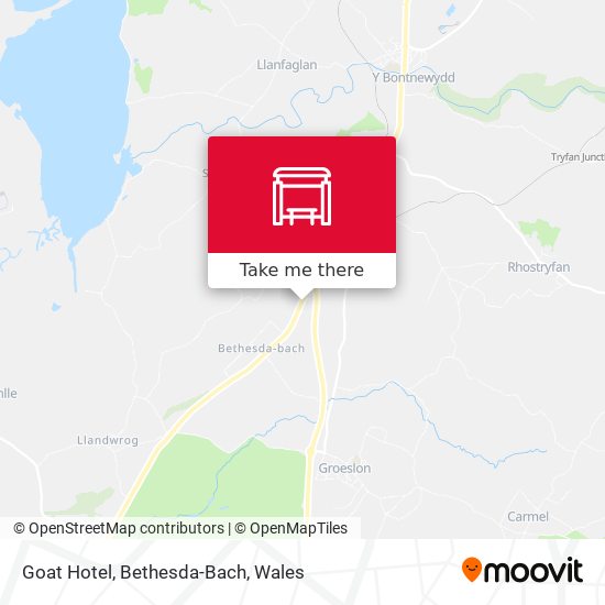 Goat Hotel, Bethesda-Bach map