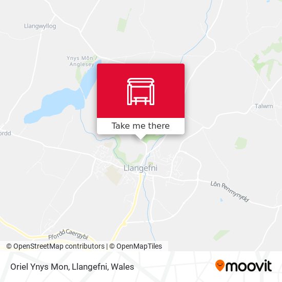 Oriel Ynys Mon, Llangefni map