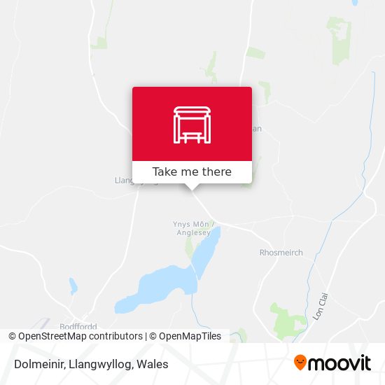 Dolmeinir, Llangwyllog map